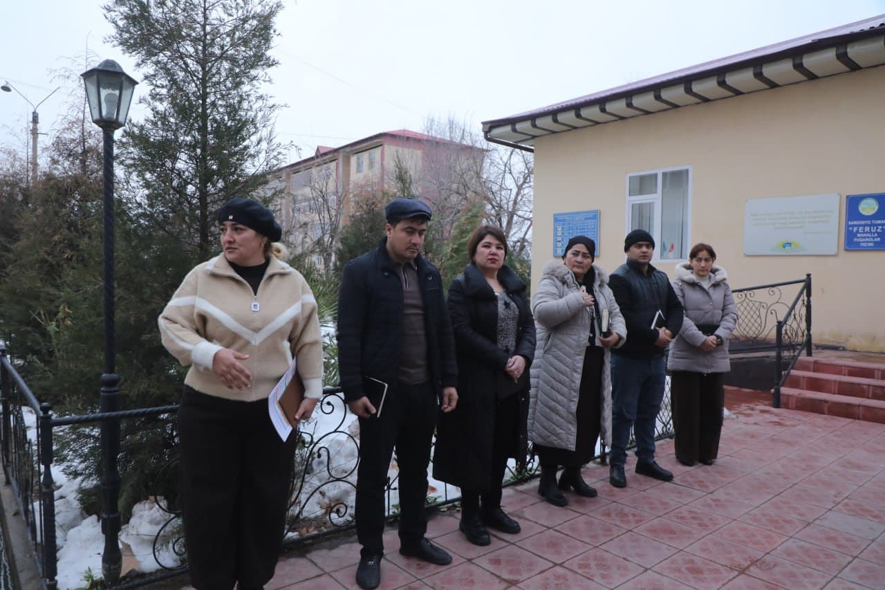 Surxondaryo viloyati Sariosiyo va Uzun tumanlarida jinoyat va huquqbuzarliklarni barvaqt oldini olish hamda mahallalarda xavfsiz muhitni yaratish borasidagi ishlar oʻrganildi