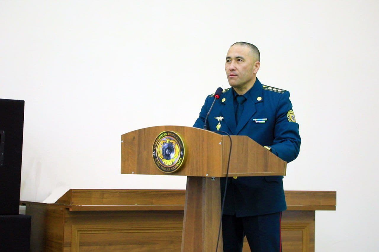 “A Leader and Youth" Meeting was held at the Ministry of Internal Affairs of the Republic of Karakalpakstan