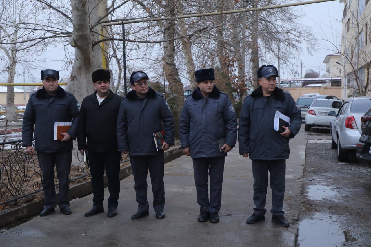 Surxondaryo viloyati Sariosiyo va Uzun tumanlarida jinoyat va huquqbuzarliklarni barvaqt oldini olish hamda mahallalarda xavfsiz muhitni yaratish borasidagi ishlar oʻrganildi