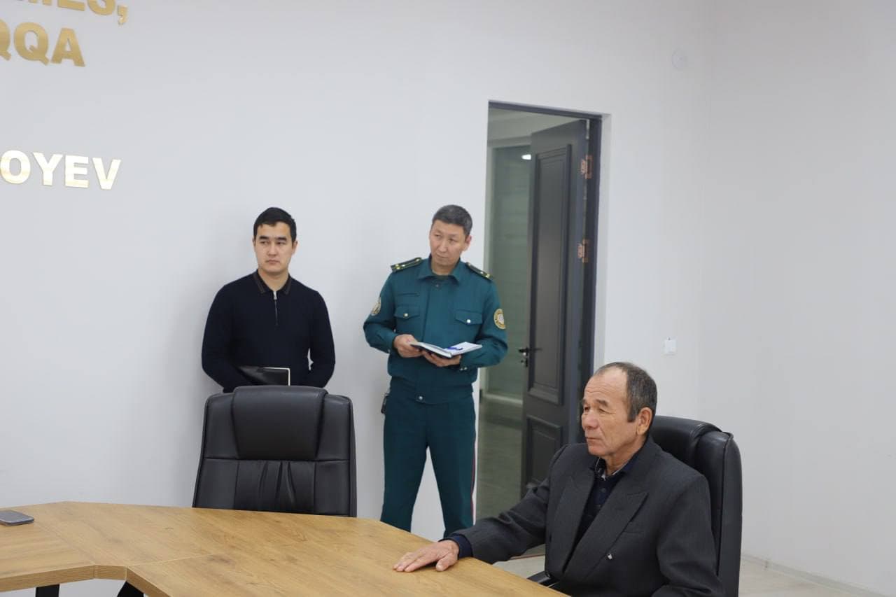 Qoraqalpogʻiston Respublikasi IIV rahbariyatining navbatdagi sayyor qabuli oʻtkazildi