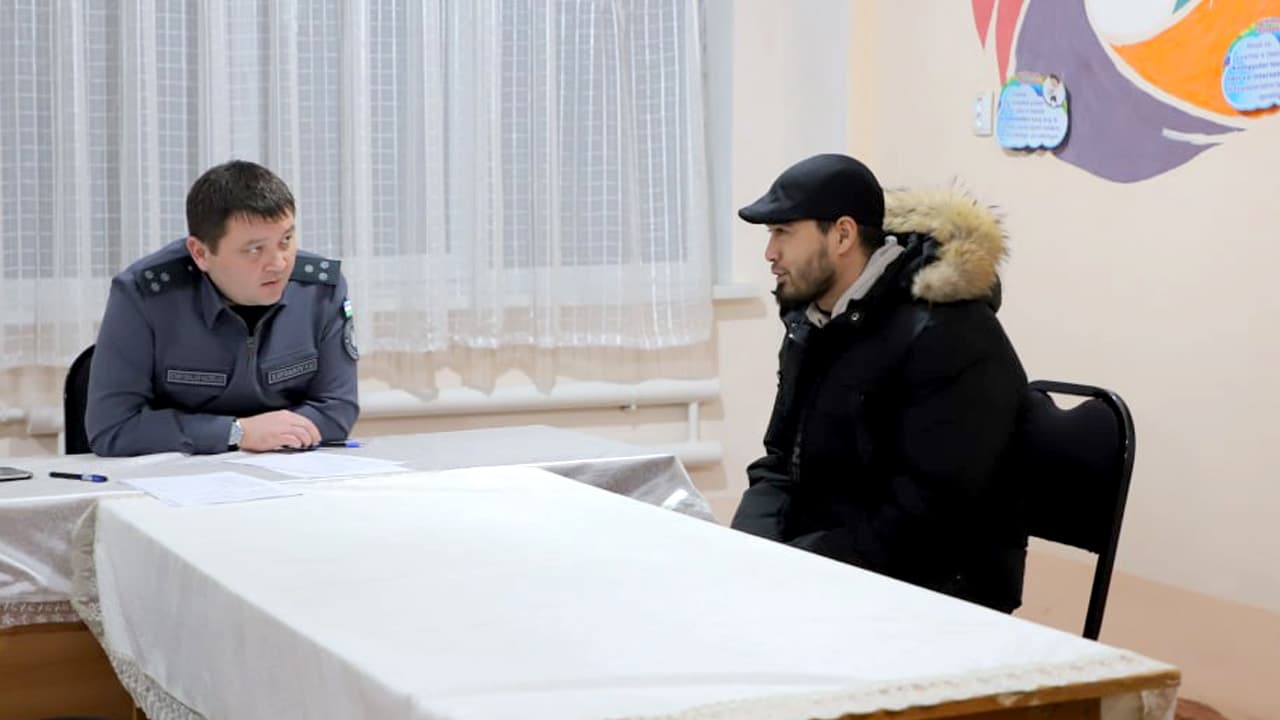 Руководством УВД Сырдарьинской области проведен выездной прием граждан