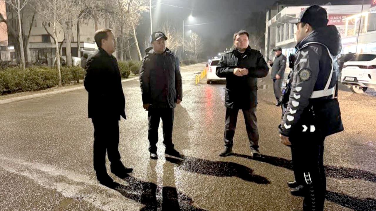 Руководители Сырдарьинской области ознакомились с деятельностью ночной службы