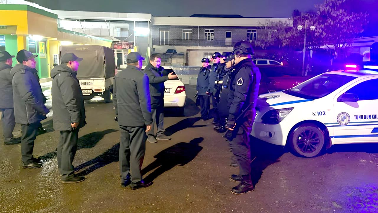 Руководители Сырдарьинской области ознакомились с деятельностью ночной службы