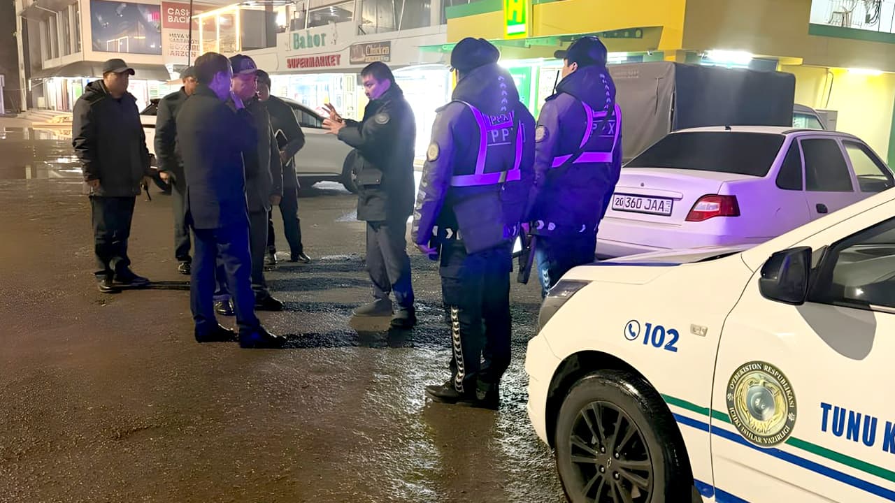 Руководители Сырдарьинской области ознакомились с деятельностью ночной службы