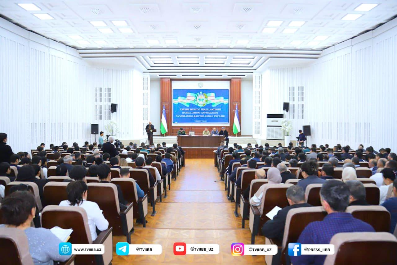 Тошкент вилоятида жамоат хавфсизлигини мустаҳкамлаш ва жиноятчиликнинг барвақт олдини олиш масалаларига бағишланган кенгайтирилган йиғилиш ўтказилди