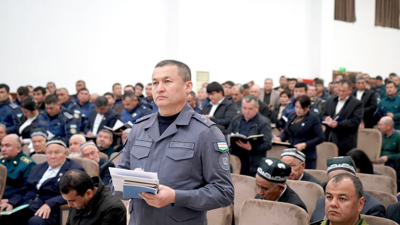 Сурхондарё вилоятида жамоат хавфсизлигини таъминлаш ва жиноятчиликни олдини олиш бўйича устувор вазифалар белгилаб олинди