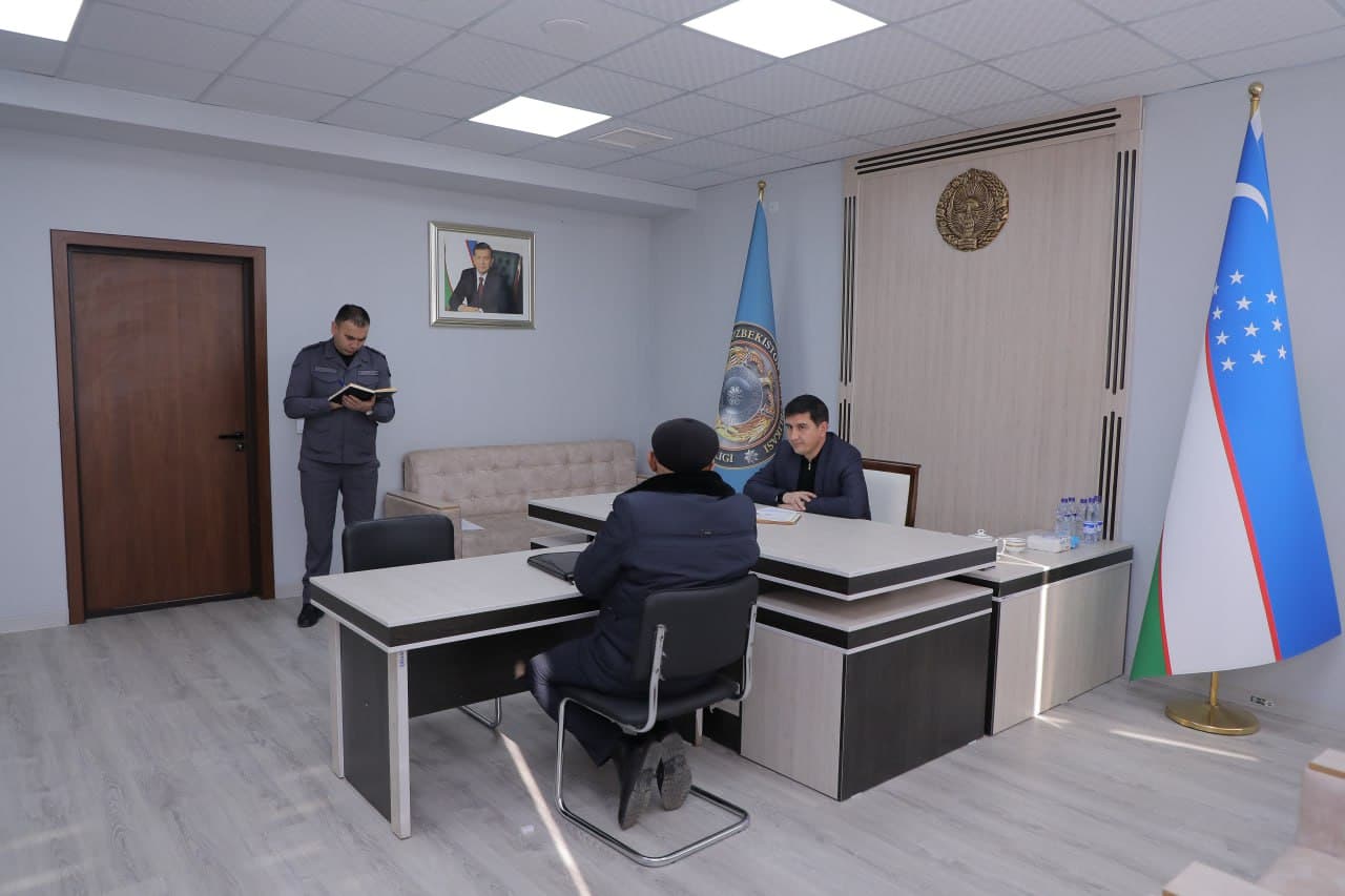 Фуқаролар муаммоларини тизимли ҳал этиш ва ҳуқуқий ечимларни таъминлаш мақсадида ички ишлар органларида очиқ мулоқот ва мурожаатлар қабули давом этмоқда
