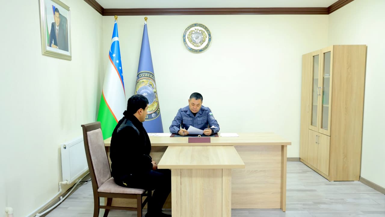 The leadership of the Namangan Regional Department of Internal Affairs hosted another personal reception for citizens