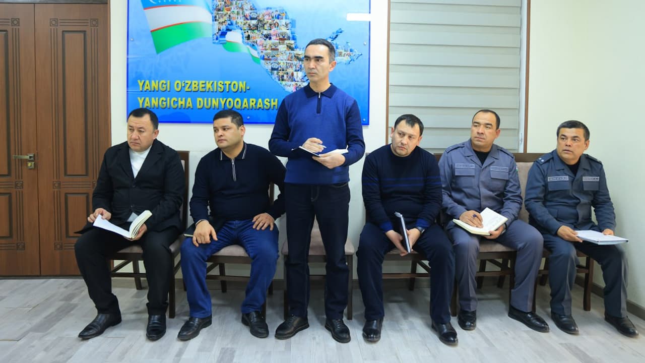The leadership of the Namangan Regional Department of Internal Affairs hosted another personal reception for citizens