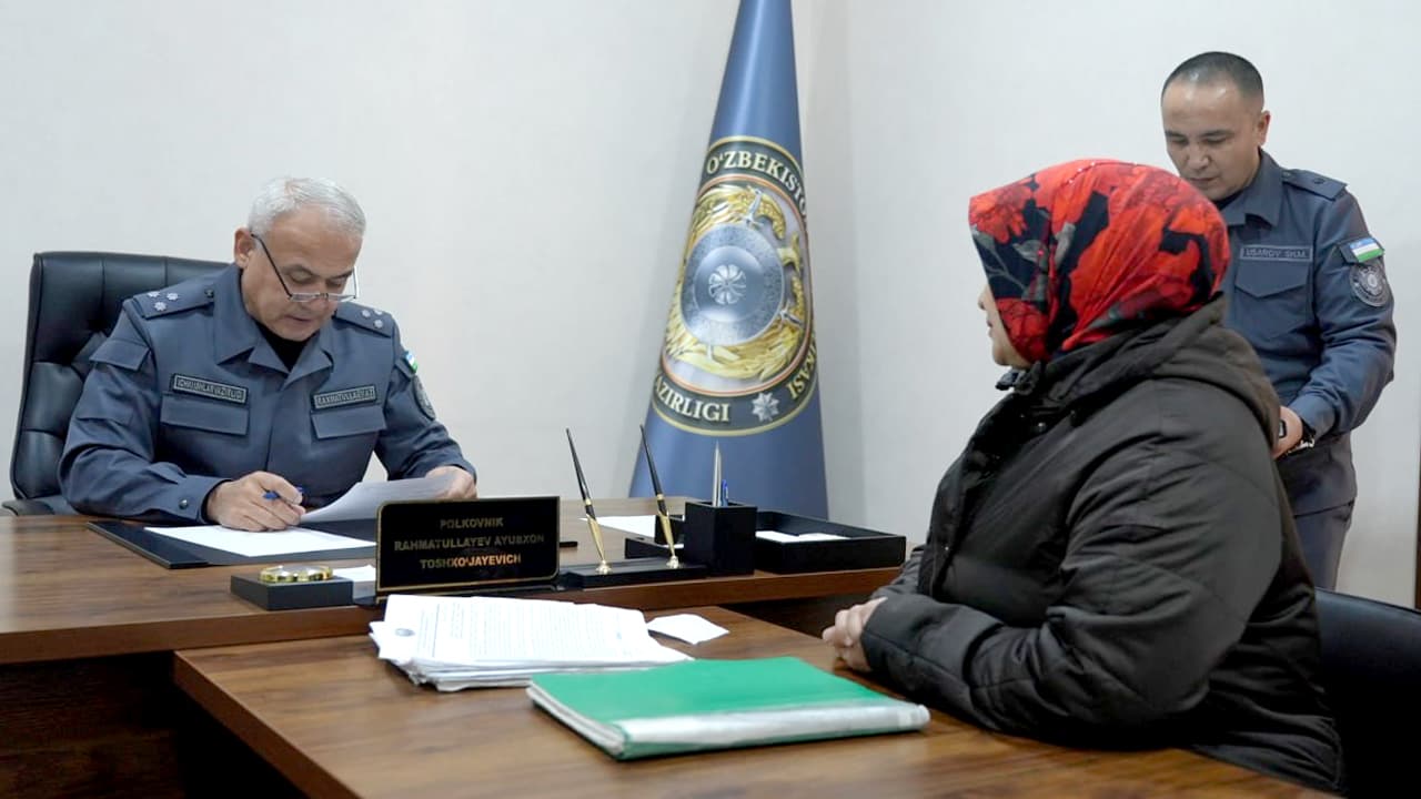 The head of the DIA of Fergana Region held a personal reception for citizens and organizations