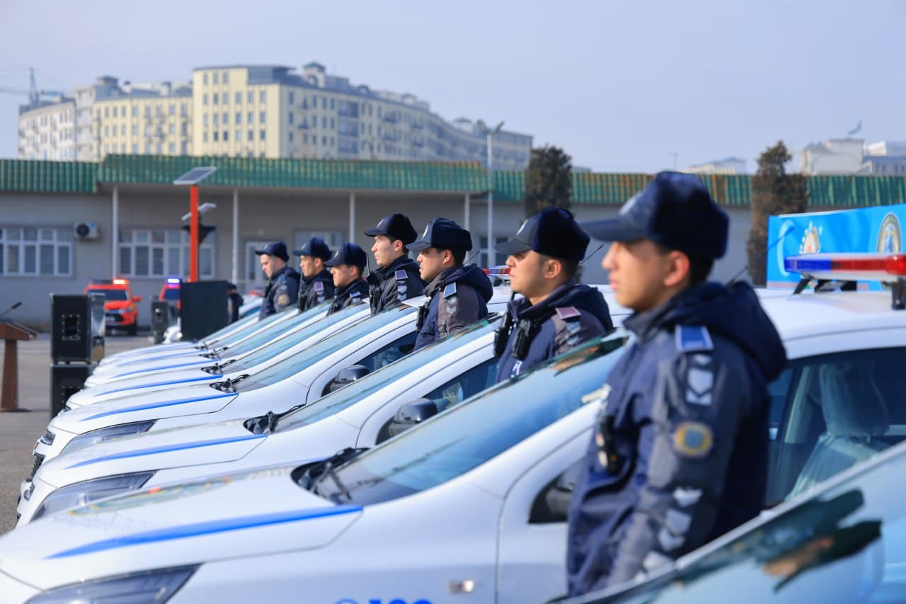 Руководители Наманганской области провели предслужебный инструктаж личного состава, задействованного в службе по формированию безопасной среды в махаллях