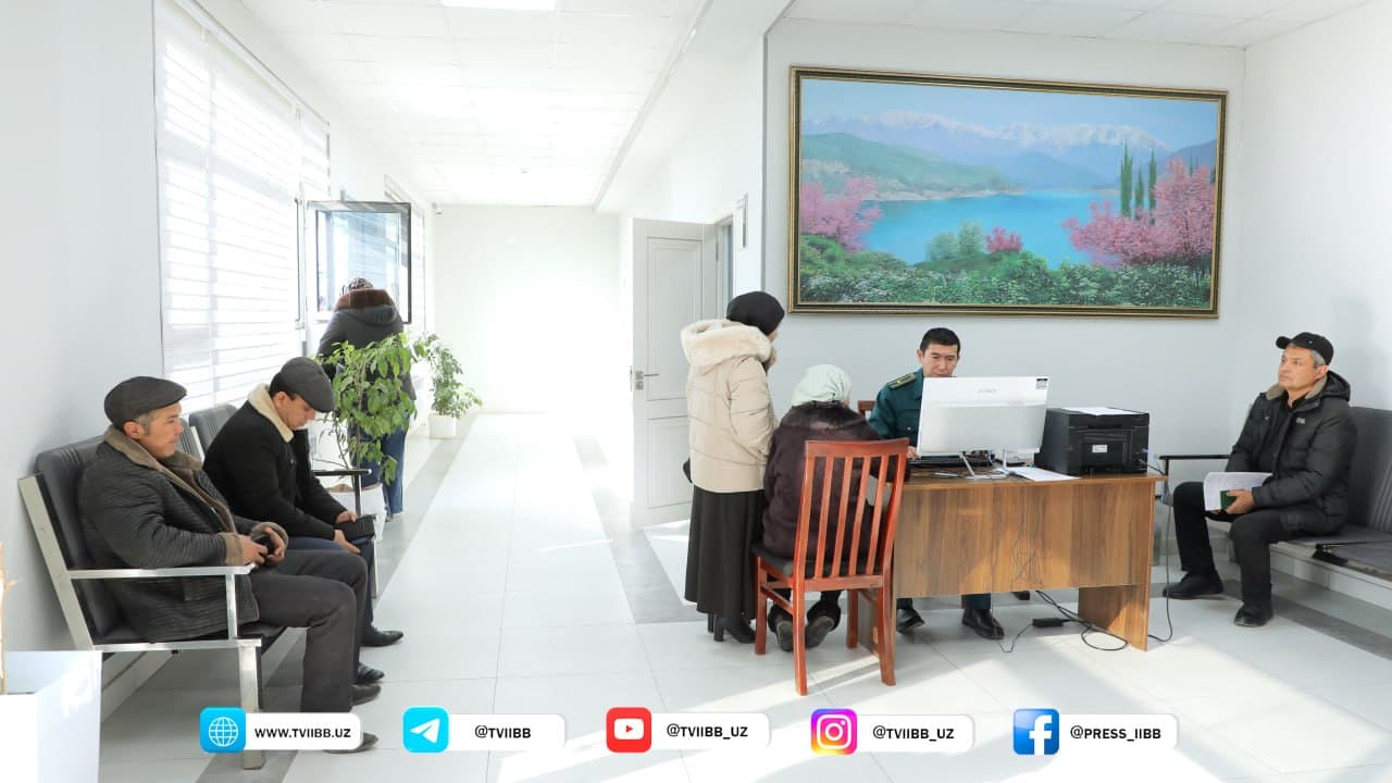 Тошкент вилоятида ИИББ раҳбариятининг фуқаролар учун шахсий қабуллари давом этмоқда