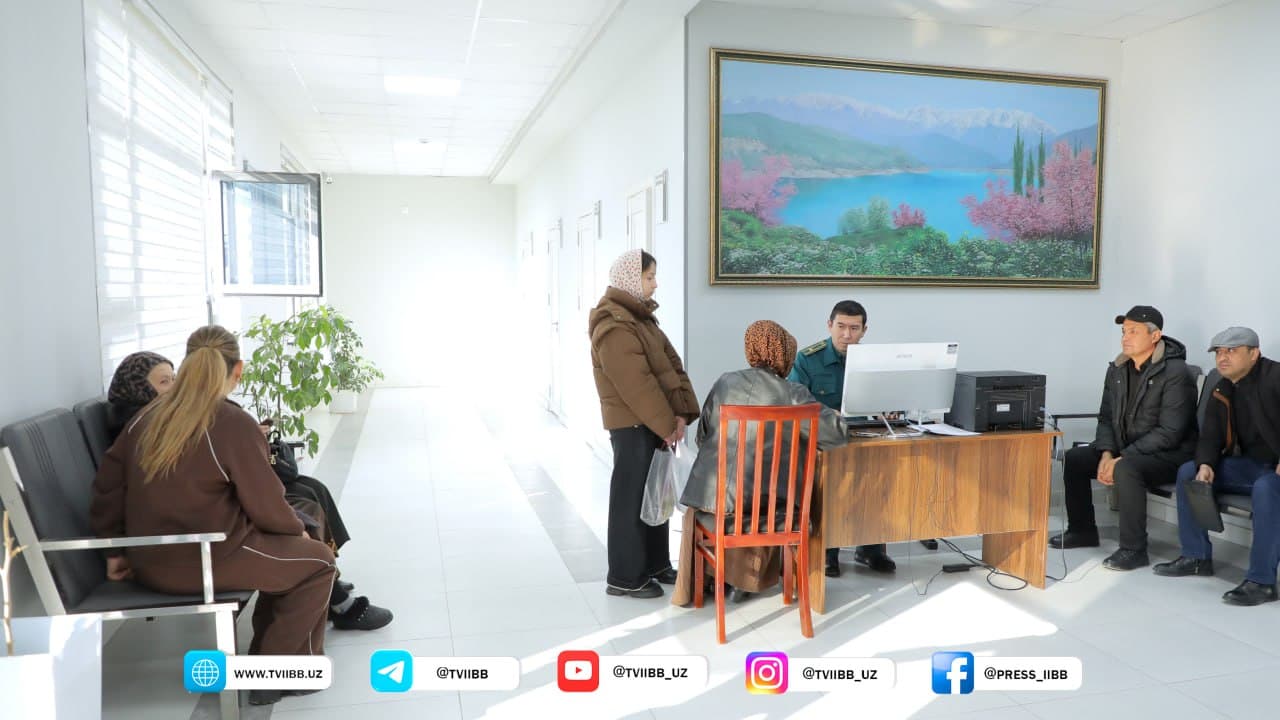Тошкент вилоятида ИИББ раҳбариятининг фуқаролар учун шахсий қабуллари давом этмоқда