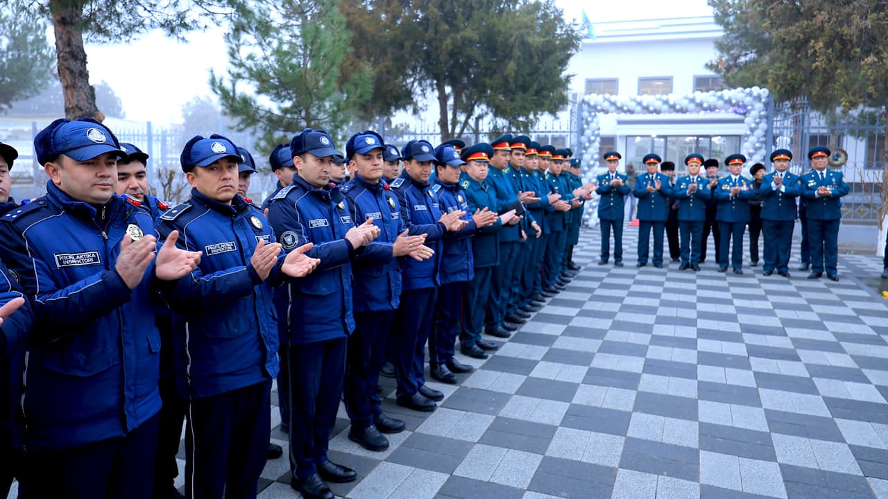Сдано в эксплуатацию новое здание Отдела внутренних дел Каганского района Бухарской области
