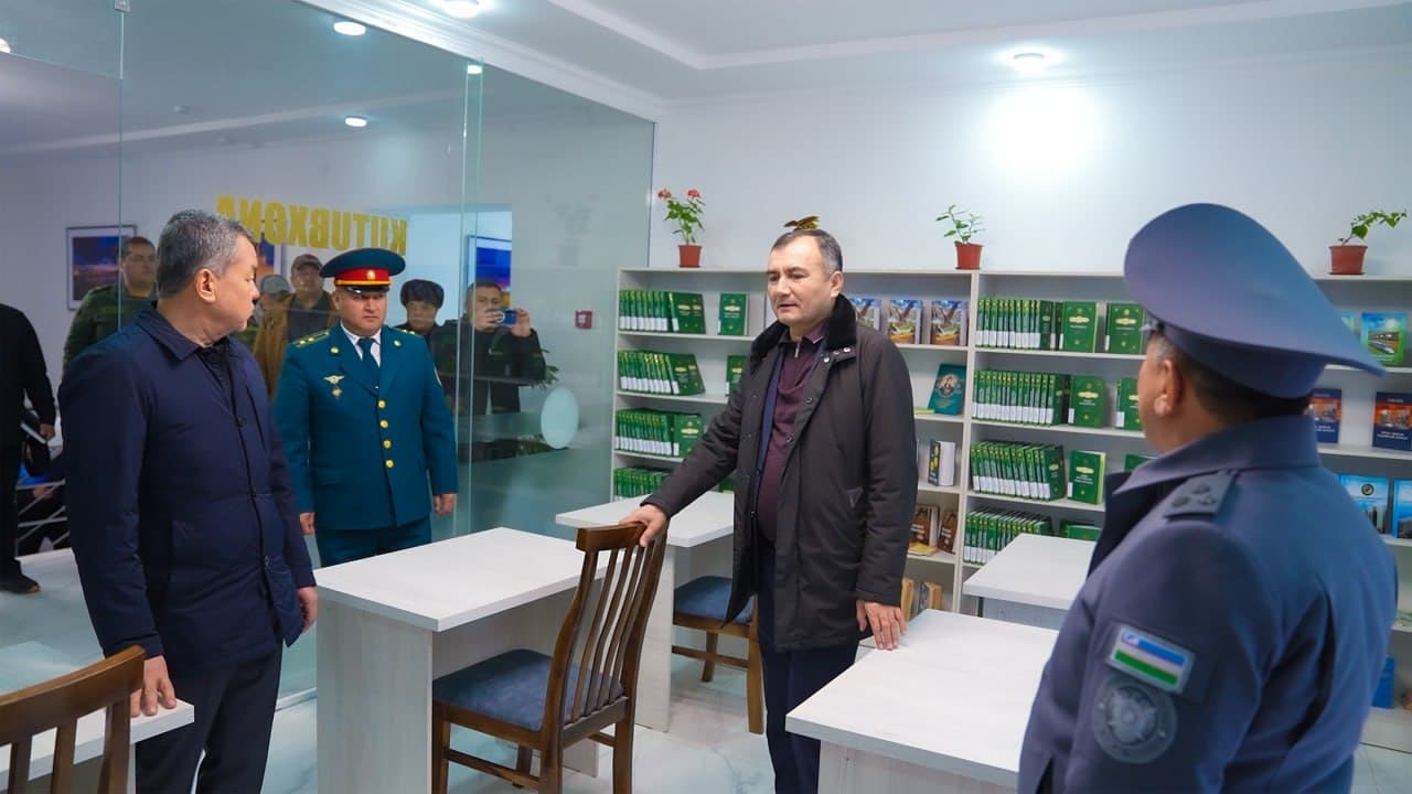 Qashqadaryo viloyati Muborak tumani IIB binosi kapital taʼmirdan soʻng foydalanishga topshirildi