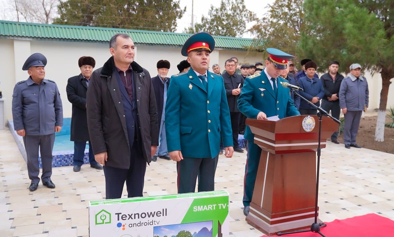 Qashqadaryo viloyati Muborak tumani IIB binosi kapital taʼmirdan soʻng foydalanishga topshirildi