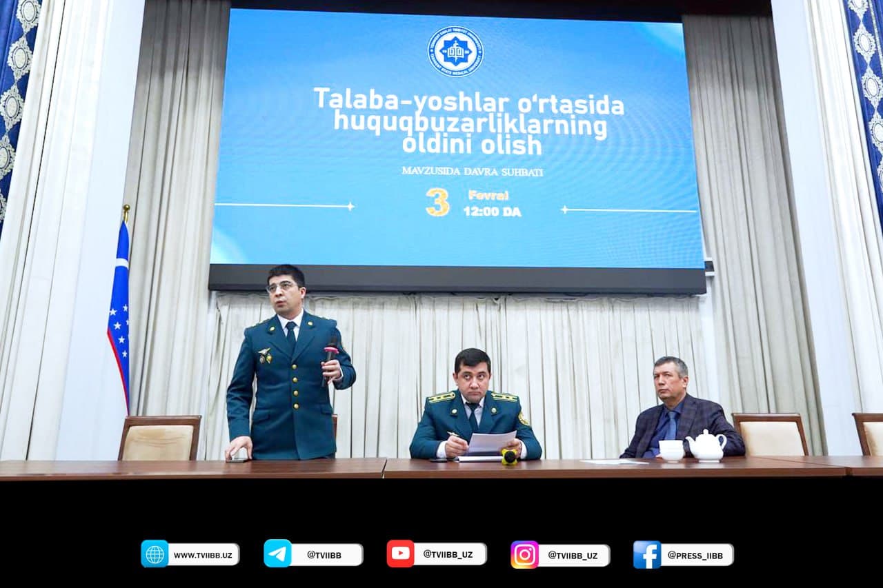 IIV Akademiyasi ishchi guruhi tomonidan Toshkent viloyati hududidagi mahallalarda tizimli oʻrganishlar olib borilmoqda