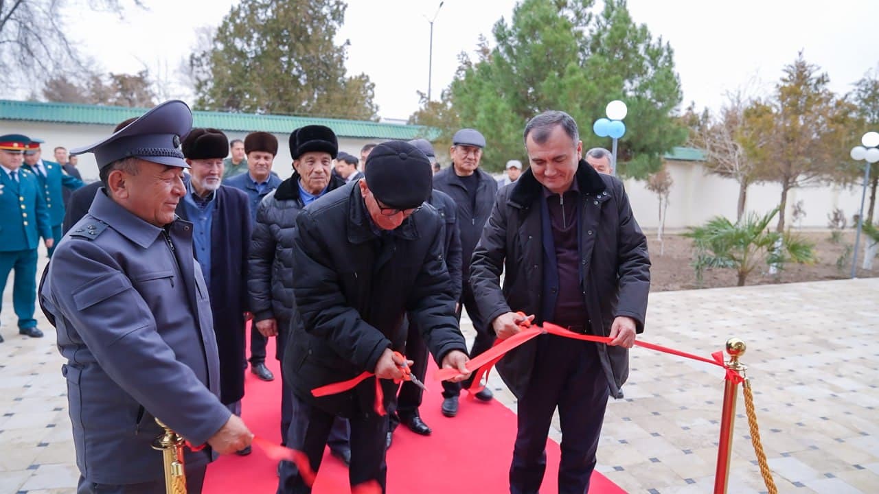 Qashqadaryo viloyati Muborak tumani IIB binosi kapital taʼmirdan soʻng foydalanishga topshirildi