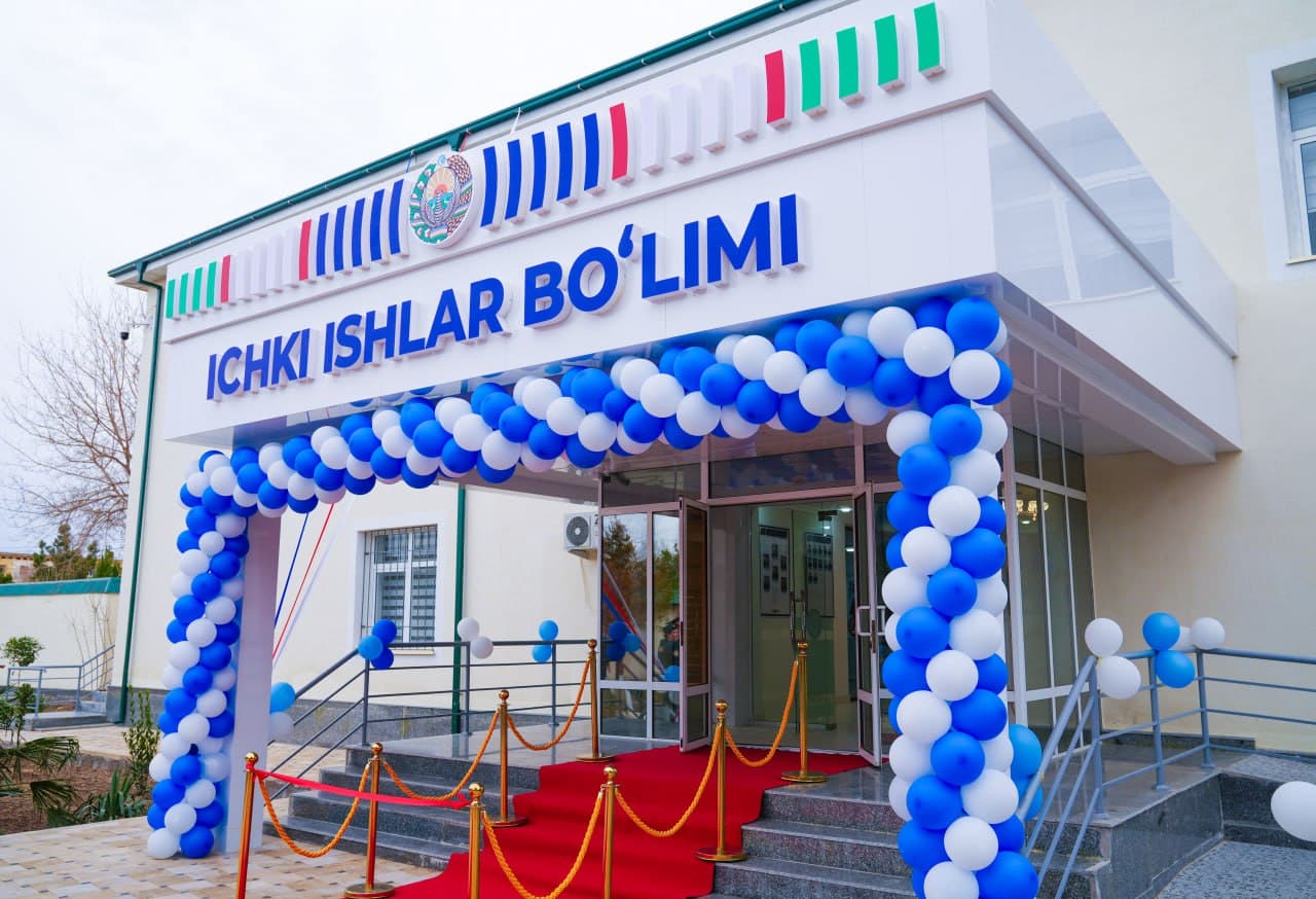 Qashqadaryo viloyati Muborak tumani IIB binosi kapital taʼmirdan soʻng foydalanishga topshirildi