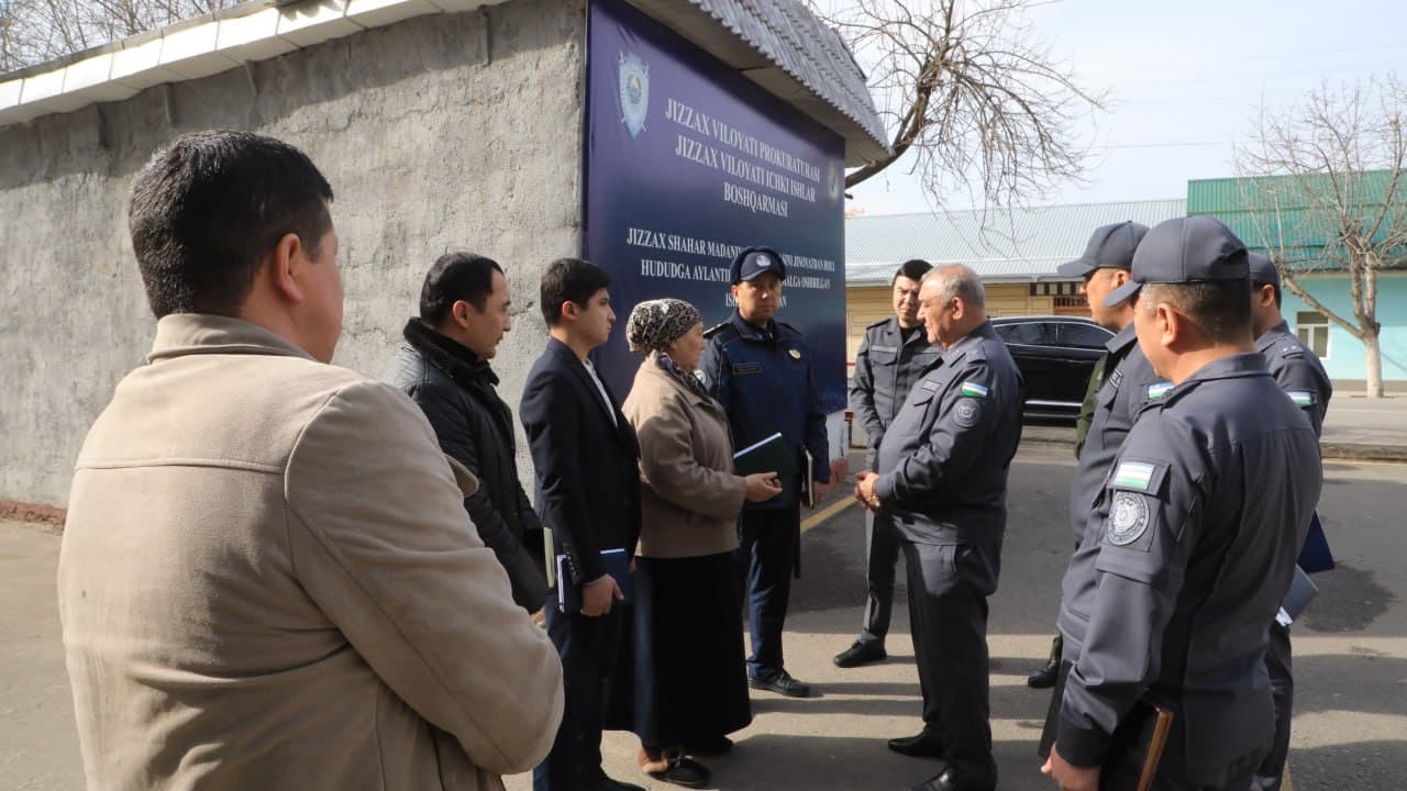 Jizzax shahrida tungi xavfsizlikni taʼminlashga qaratilgan ishlar yangi bosqichga chiqmoqda