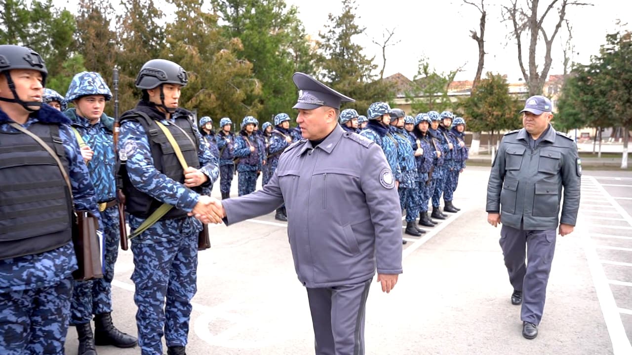 Ички ишлар вазирлиги раҳбарияти томонидан Қоровул қўшинлари қўмондонлиги 7531-сонли ҳарбий қисм ҳарбий хизматчиларига бир қатор устувор вазифалар белгиланди
