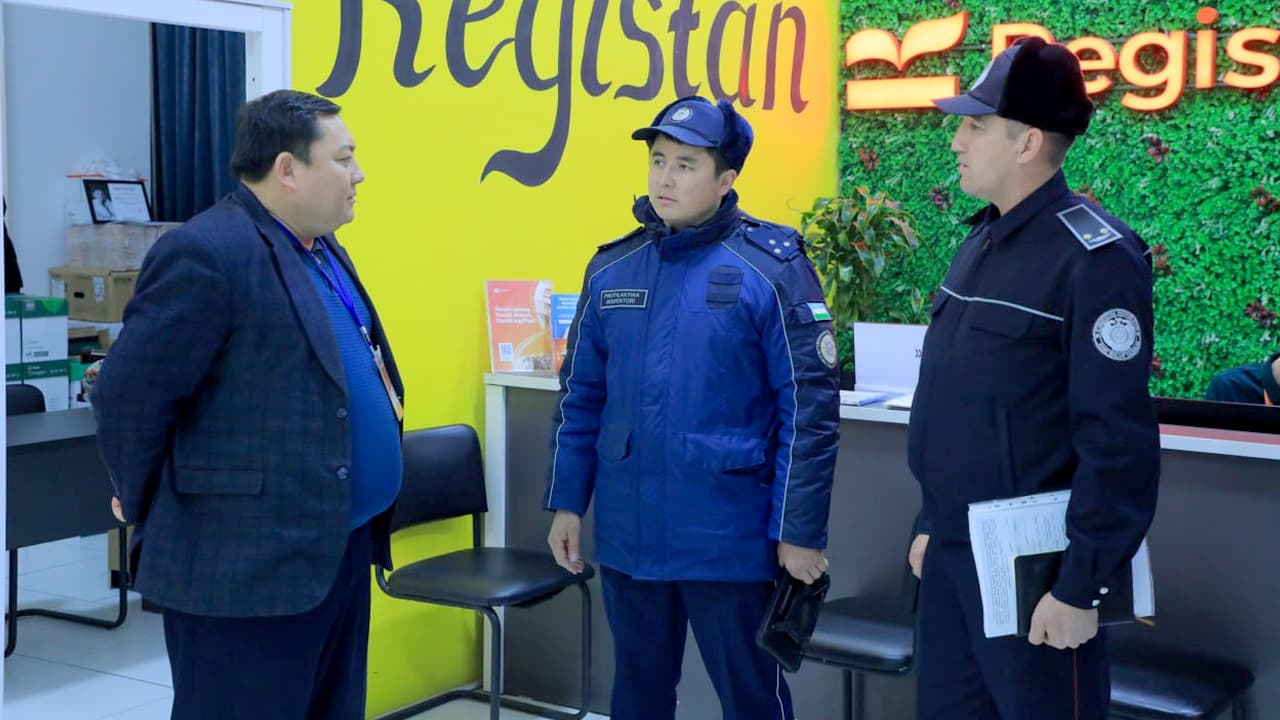 Toshkent shahri Mirobod tumanida xavfsiz muhit yaratish, kriminogen vaziyatni barqarorlashtirish maqsadida Qoʻriqlash departamenti boshligʻi rahbarligidagi ishchi guruh amaliy ishlar olib bormoqda