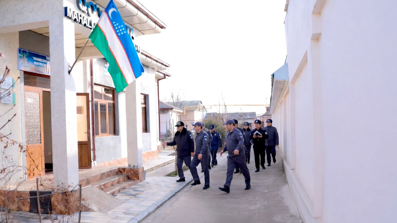 Toshkent shahri Mirobod tumanida xavfsiz muhit yaratish, kriminogen vaziyatni barqarorlashtirish maqsadida Qoʻriqlash departamenti boshligʻi rahbarligidagi ishchi guruh amaliy ishlar olib bormoqda