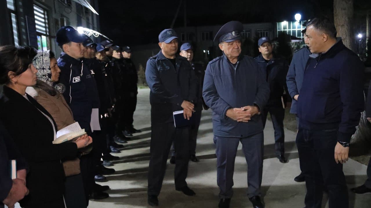 Jizzax shahrida tungi xavfsizlikni taʼminlashga qaratilgan ishlar yangi bosqichga chiqmoqda