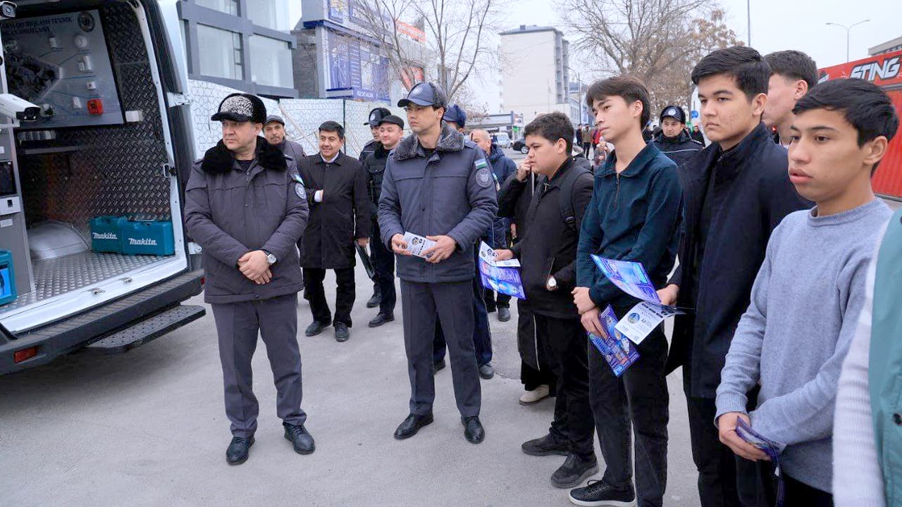 Toshkent shahri Mirobod tumanida xavfsiz muhit yaratish, kriminogen vaziyatni barqarorlashtirish maqsadida Qoʻriqlash departamenti boshligʻi rahbarligidagi ishchi guruh amaliy ishlar olib bormoqda