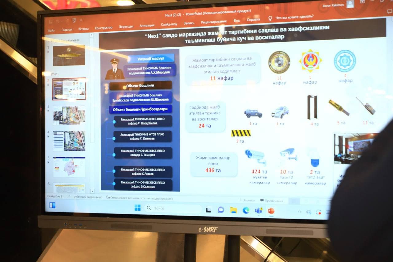 Yakkasaroy tumanida jamoat xavfsizligini taʼminlash boʻyicha amalga oshirilayotgan ishlar oʻrganildi