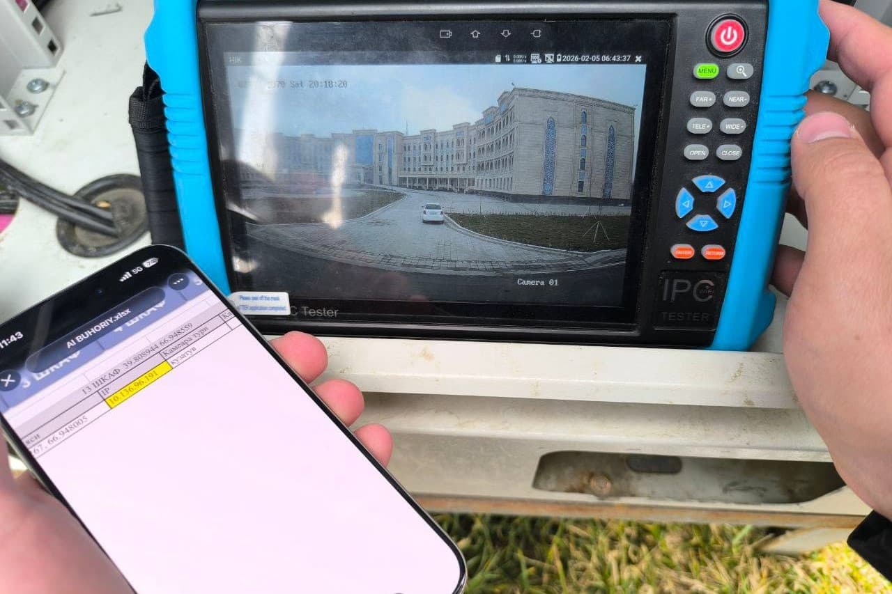 Samarqand viloyatidagi “Imom al-Buxoriy” majmuasida intellektual videokuzatuv tizimi ishga tushirildi