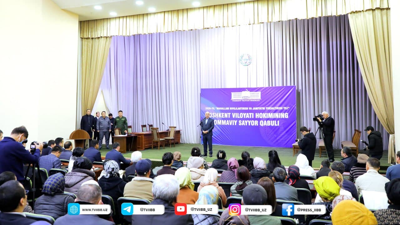 Мурожаат, мулоқот ва ечим — Тошкент вилоятида оммавий сайёр қабуллар давом этмоқда
