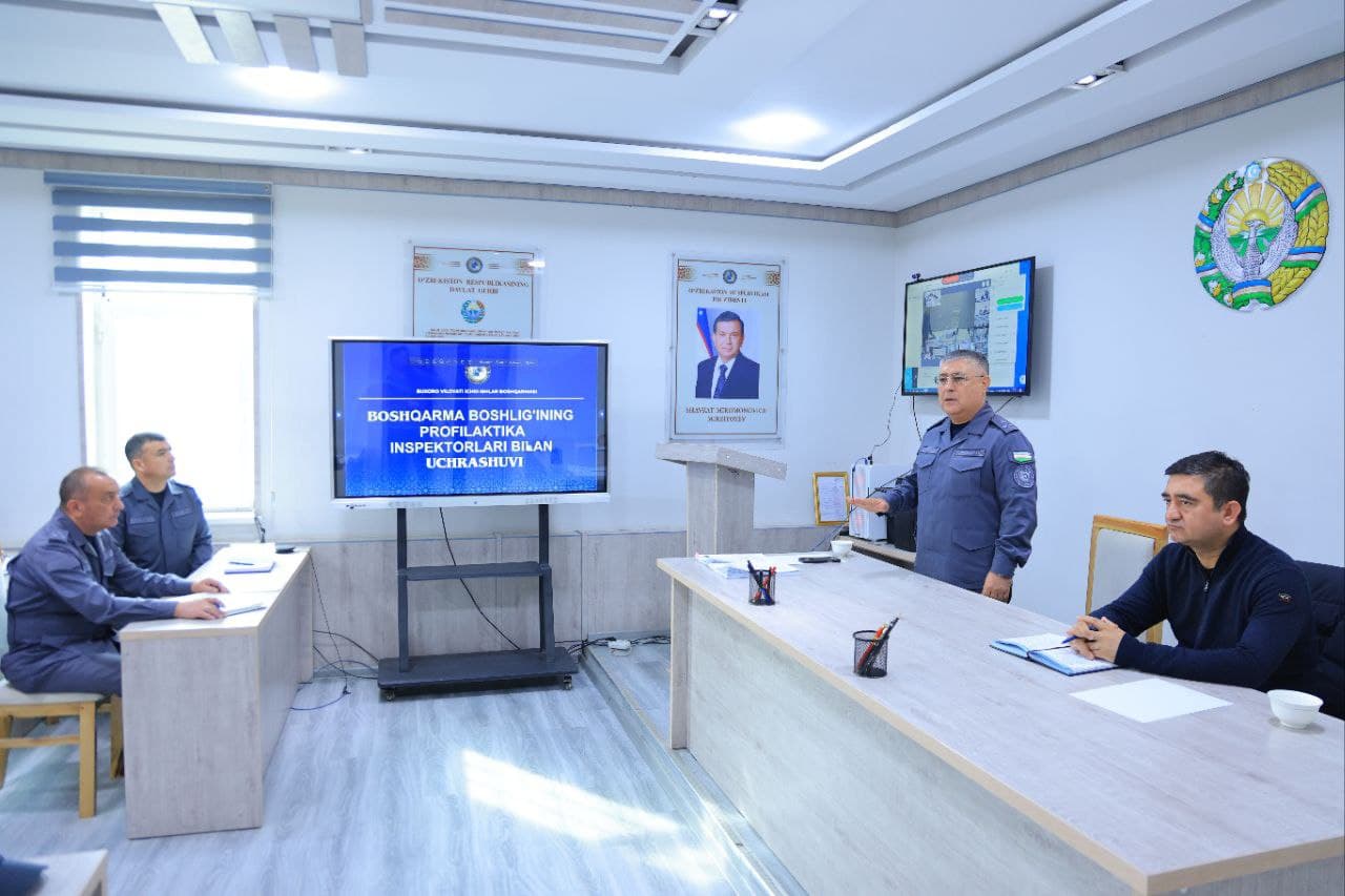 Buxoro viloyati Shofirkon tumanida profilaktika inspektorlari faoliyatini ragʻbatlantirishning yangi tizimi joriy etilmoqda
