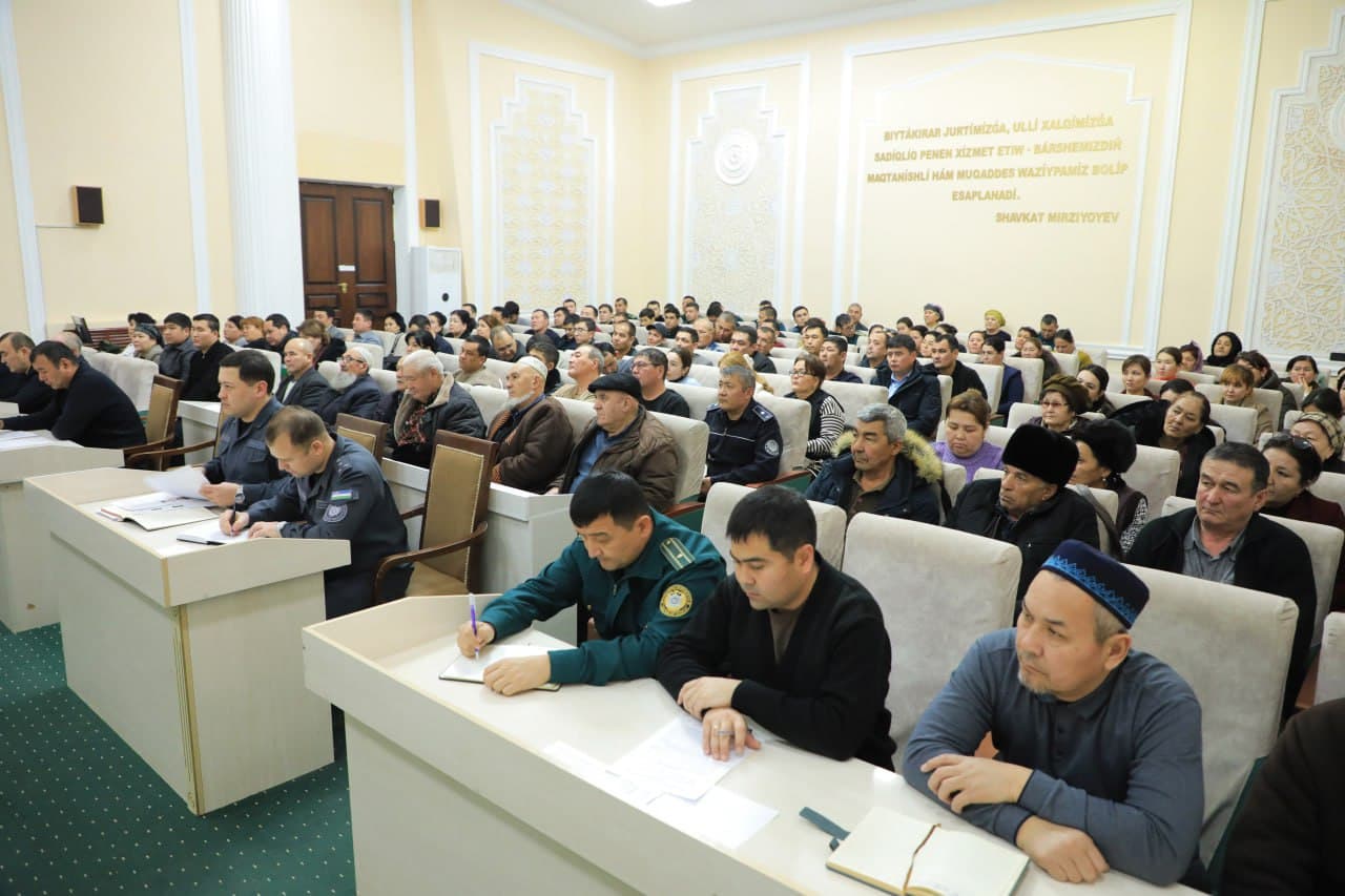 Meeting discussed serious crime issues in Takhiatash district