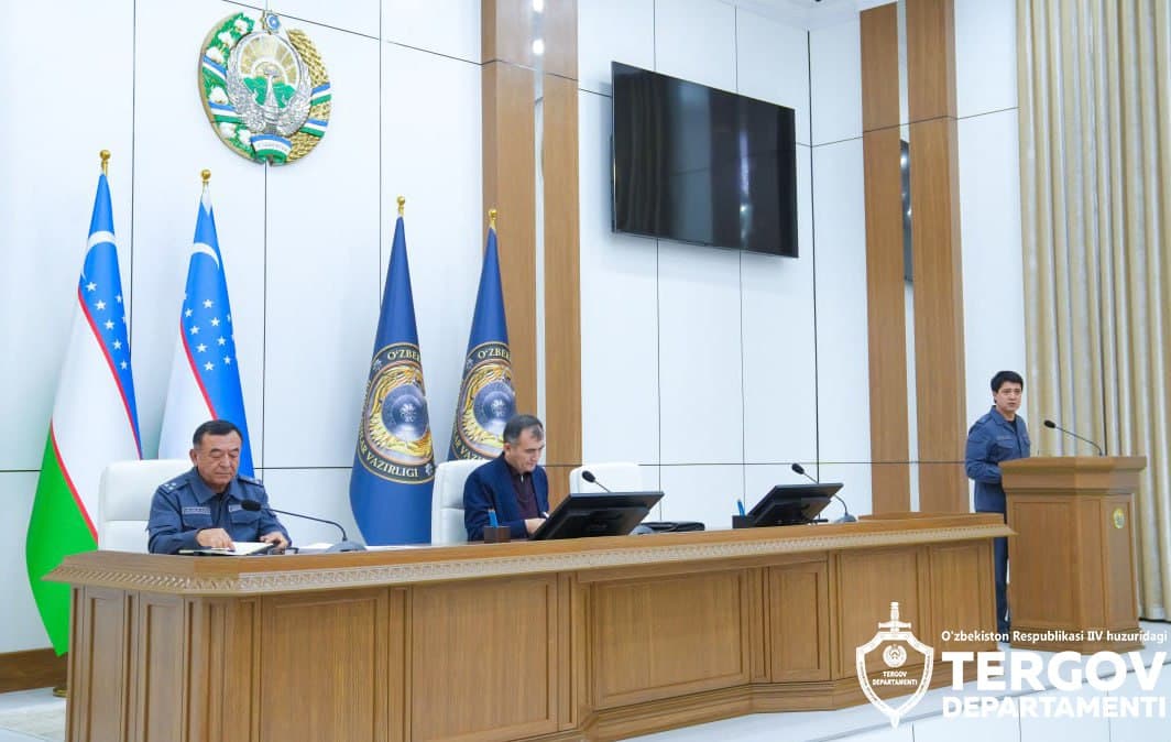 Qashqadaryo viloyati IIBda Ichki ishlar vazirligi rahbariyati va viloyat hokimi ishtirokida yigʻilishi boʻlib oʻtdi