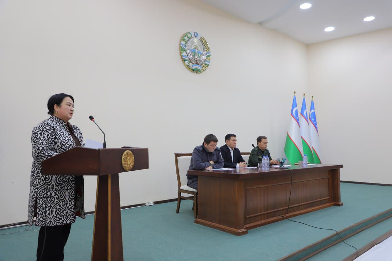 Sirdaryo viloyati Guliston tumanida jinoyatchilik va huquqbuzarliklarning oldini olish boʻyicha kengaytirilgan yigʻilish oʻtkazildi