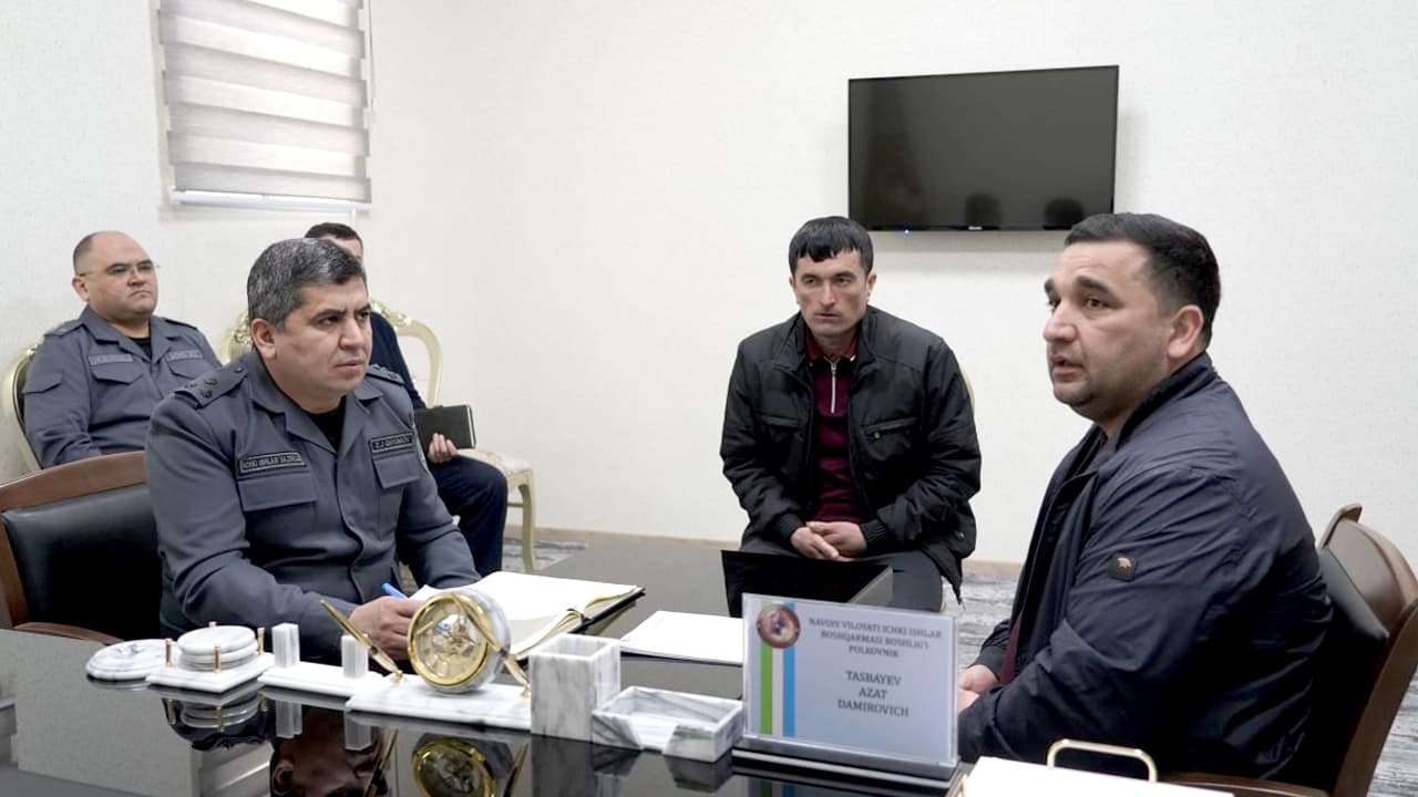 Navoiyda fuqarolar murojaatlarini hal etishga qaratilgan navbatdagi shaxsiy qabuli oʻtkazildi