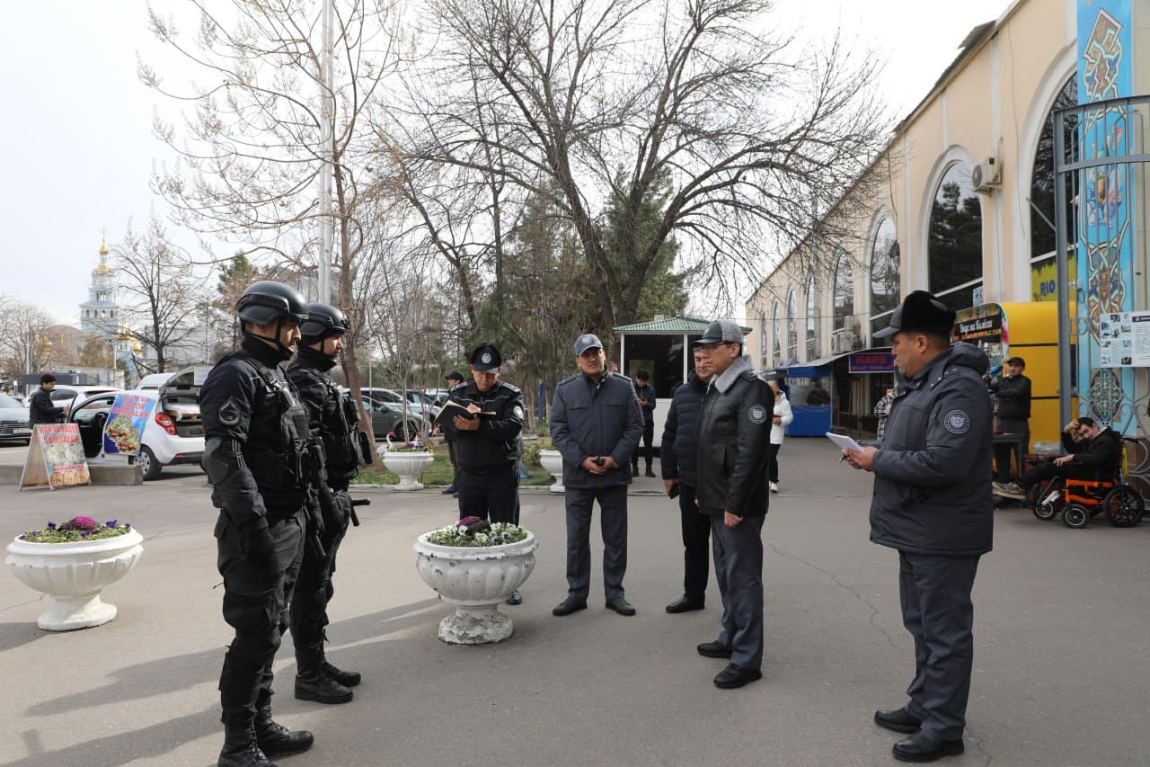 Toshkent shahri Mirobod tumanida Qoʻriqlash departamenti rahbari boshchiligidagi ishchi guruh amaliy ishlarni davom ettirmoqda