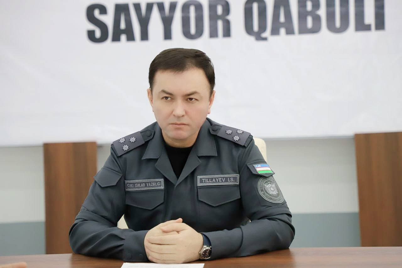 Xorazm viloyati IIB rahbariyati tomonidan aholi murojaatlarini oʻrganish maqsadida Gurlan tumanida sayyor qabul oʻtkazildi