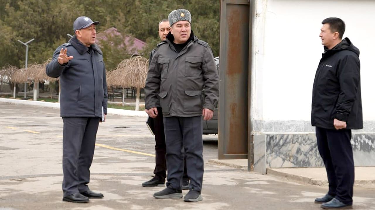 Навоий вилояти ИИБ раҳбарияти томонидан Қўриқлаш хизмати фаолияти ва “Пойтахт тажрибаси” асосидаги тезкор-штаб фаолияти ўрганилди