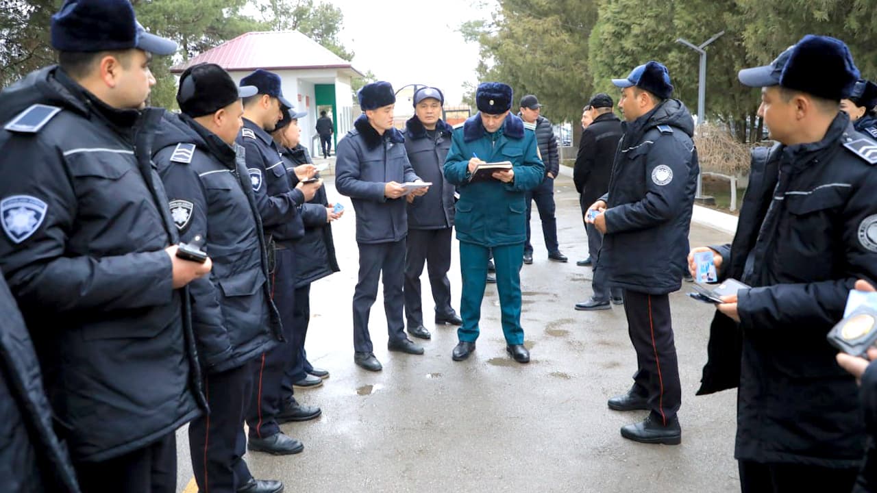 Навоий вилояти ИИБ раҳбарияти томонидан Қўриқлаш хизмати фаолияти ва “Пойтахт тажрибаси” асосидаги тезкор-штаб фаолияти ўрганилди