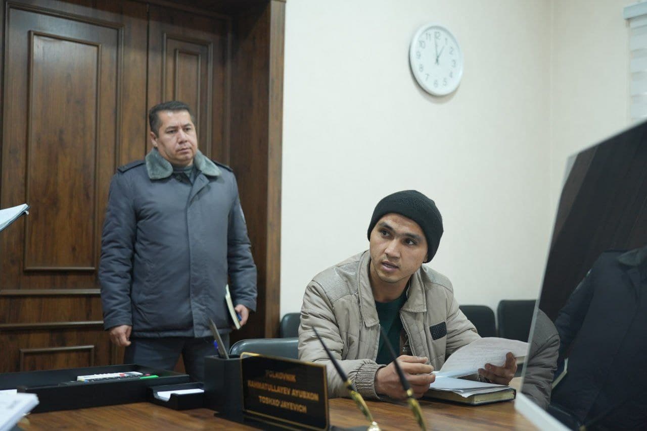 Fargʻona viloyat IIB rahbariyati boshchiligida jismoniy hamda yuridik shaxslar uchun navbatdagi shaxsiy qabul oʻtkazildi