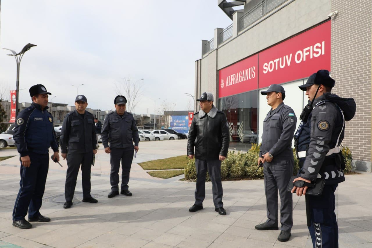 Toshkent shahri Mirobod tumanida Qoʻriqlash departamenti rahbari boshchiligidagi ishchi guruh amaliy ishlarni davom ettirmoqda