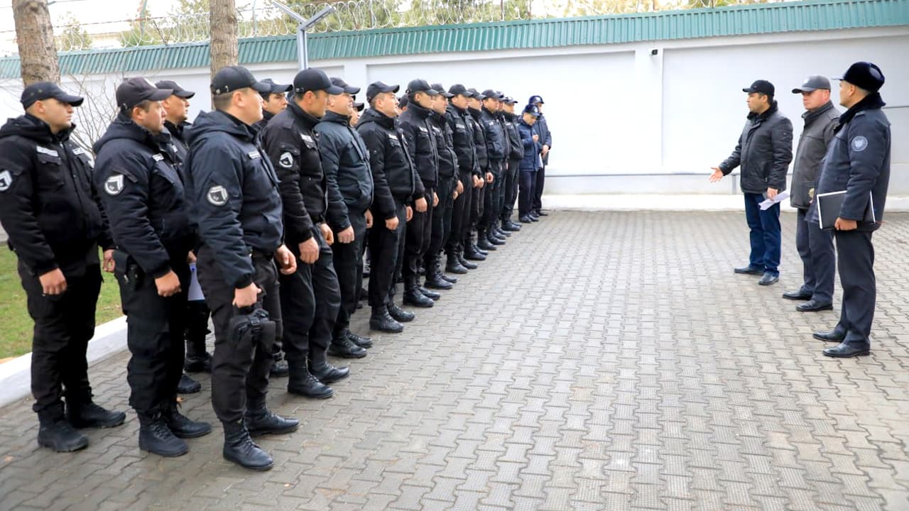 Навоий вилояти ИИБ раҳбарияти томонидан Қўриқлаш хизмати фаолияти ва “Пойтахт тажрибаси” асосидаги тезкор-штаб фаолияти ўрганилди