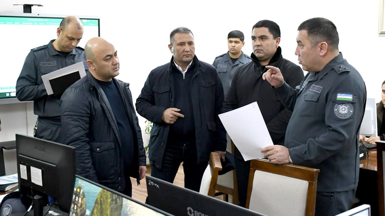 Навоий вилояти ИИБ раҳбарияти томонидан Қўриқлаш хизмати фаолияти ва “Пойтахт тажрибаси” асосидаги тезкор-штаб фаолияти ўрганилди