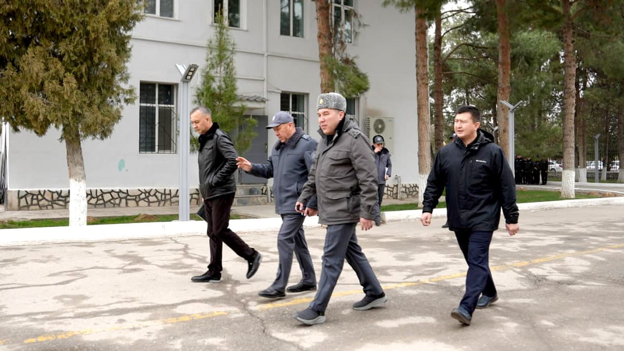 Навоий вилояти ИИБ раҳбарияти томонидан Қўриқлаш хизмати фаолияти ва “Пойтахт тажрибаси” асосидаги тезкор-штаб фаолияти ўрганилди