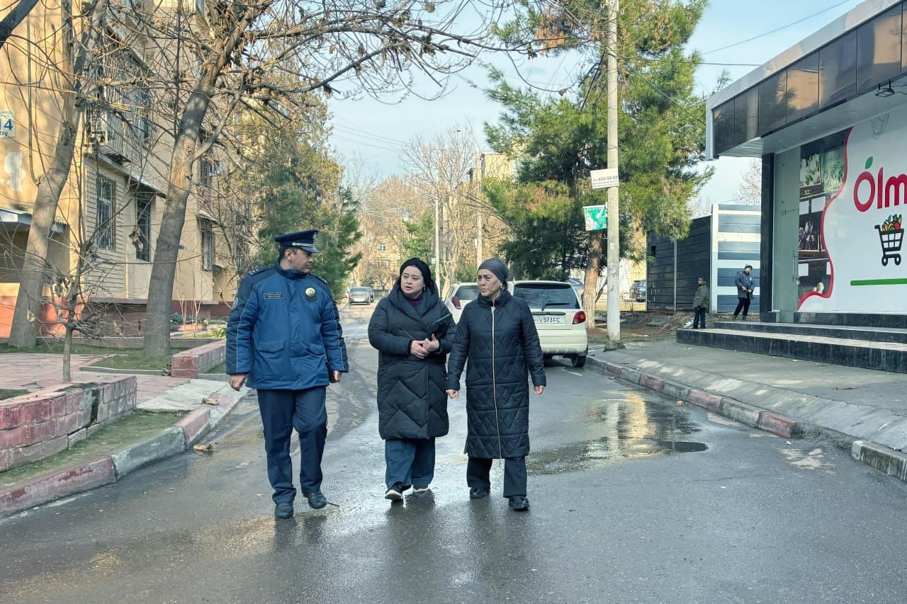 Chilonzorda “poytaxt namunasi” asosida xavfsiz va jinoyatdan holi muhit yaratish yoʻlida tizimli ishlar amalga oshirilmoqda