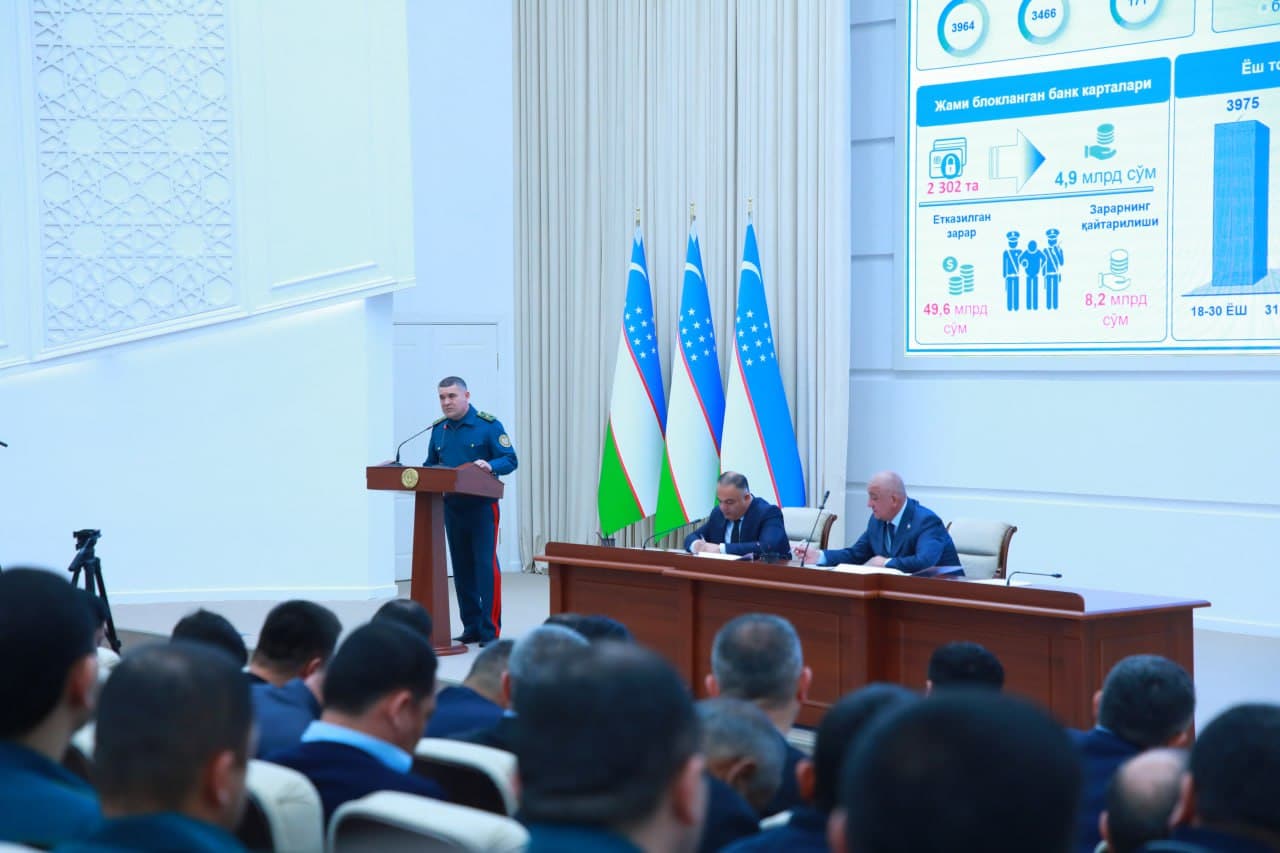 Халқ депутатлари Самарқанд вилоят кенгашининг навбатдаги сессиясида вилоят ИИБ бошлиғининг ҳисоботи тингланди