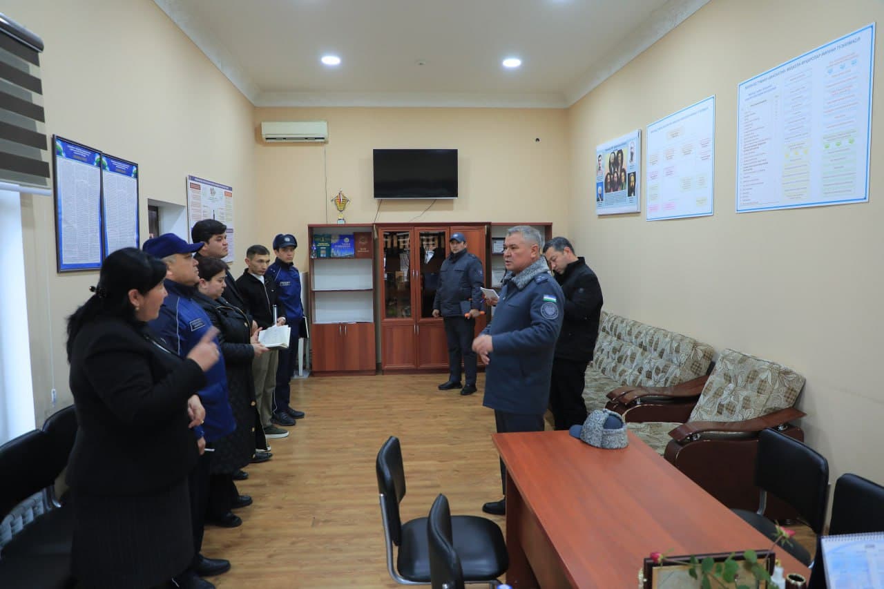 В Мирабадском районе города Ташкента проводятся практические мероприятия по усилению цифровой безопасности и предупреждению преступности