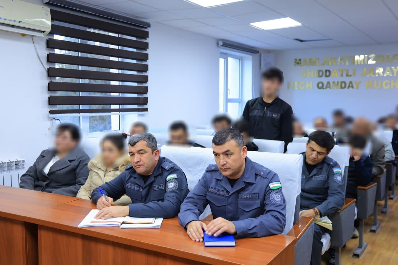 Buxoro viloyati Qorovulbozor tumanida jamoat xavfsizligi va aholi bilan ishlash samaradorligini oshirishga qaratilgan ochiq muloqotlar oʻtkazildi